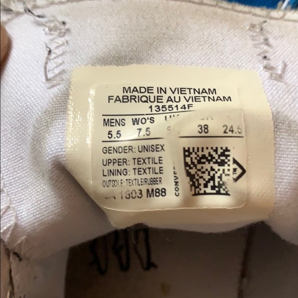 Blue converse - Picture 5 of 5